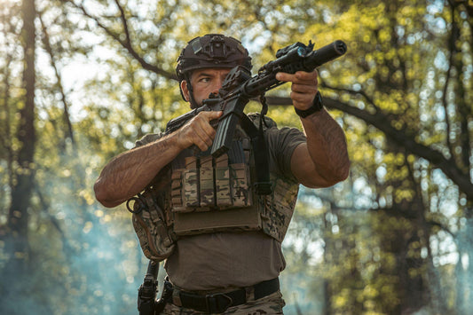 Special forces wearing RTS tactical body armor