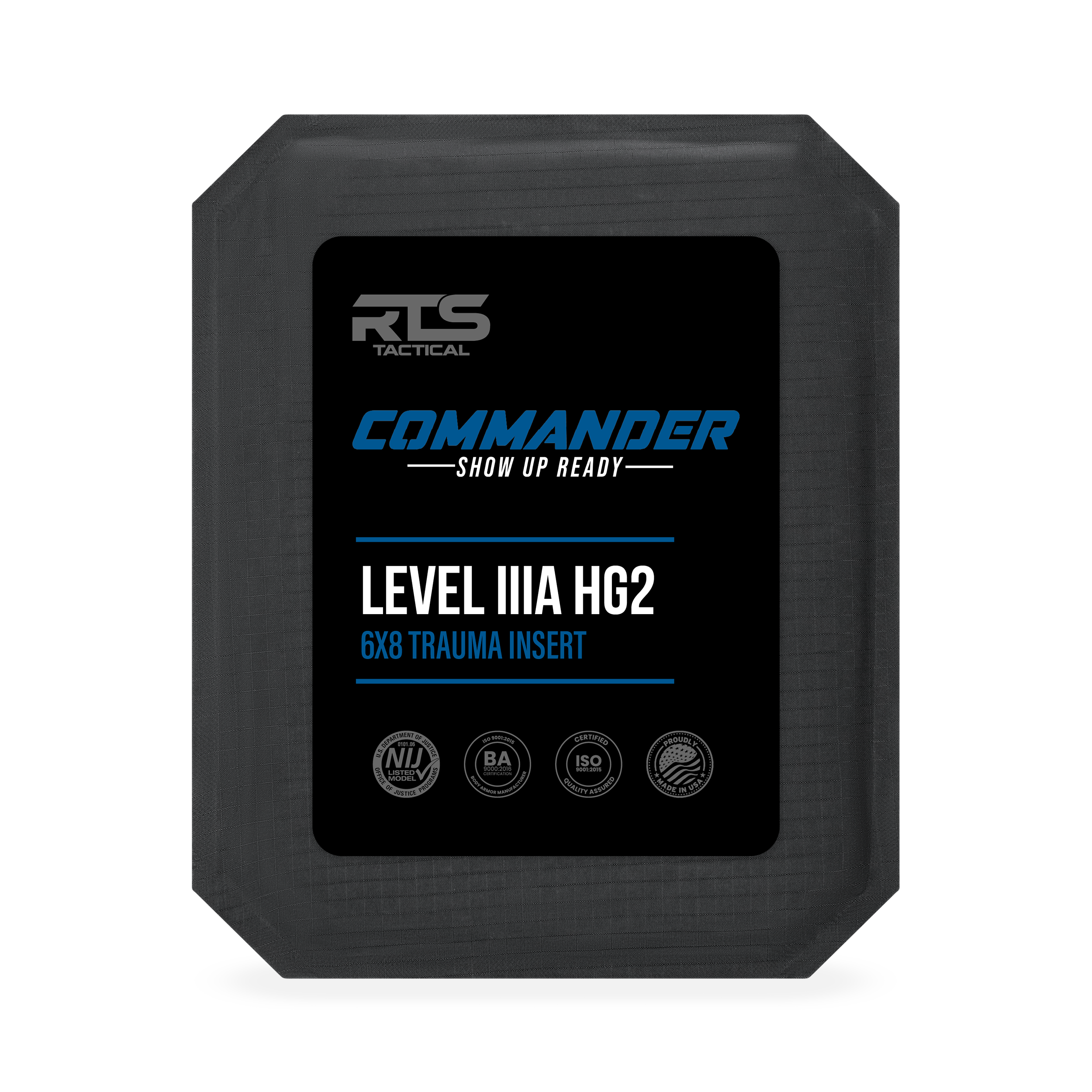 RTS Tactical Commander 6x8 Soft Armor Trauma Insert - HG2