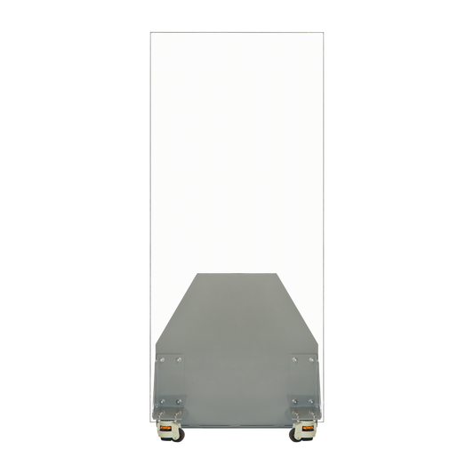 Rifle-Rated Public Engagement Glass Armor Barrier