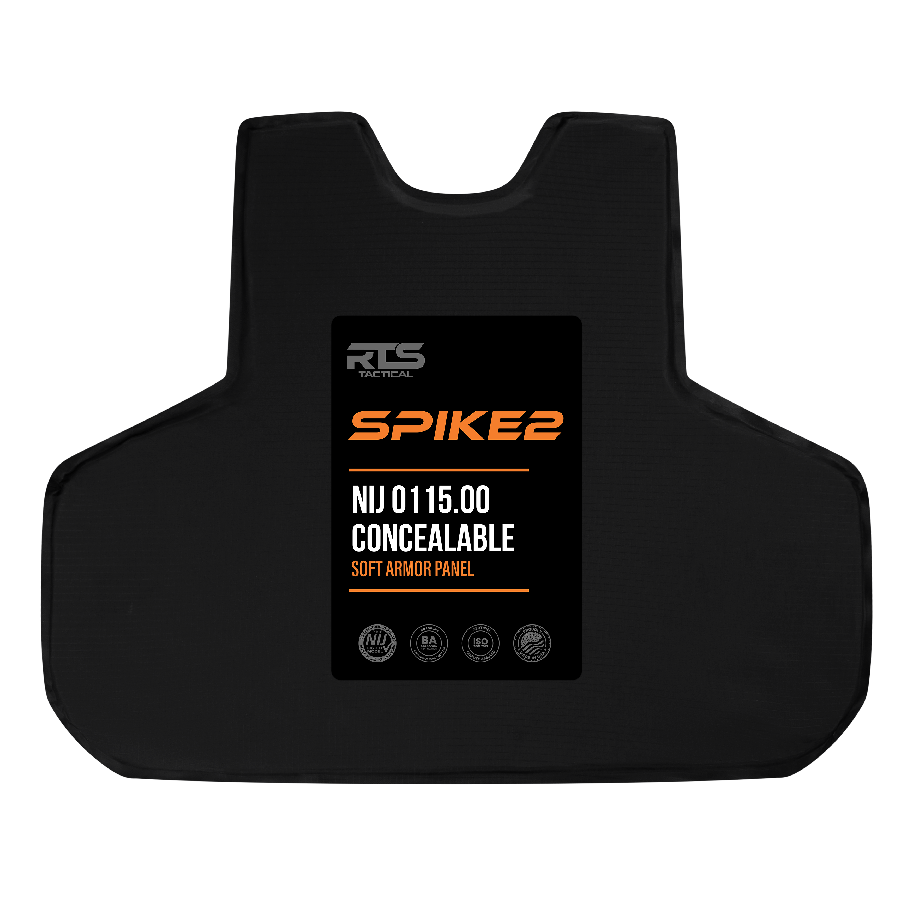 SPK2 Soft Armor Panel NIJ 0115 Spike Level 2 Certified | RTS Tactical SPK2 Soft Armor Panel NIJ 0115 Spike Level 2 Certified | RTS Tactical
