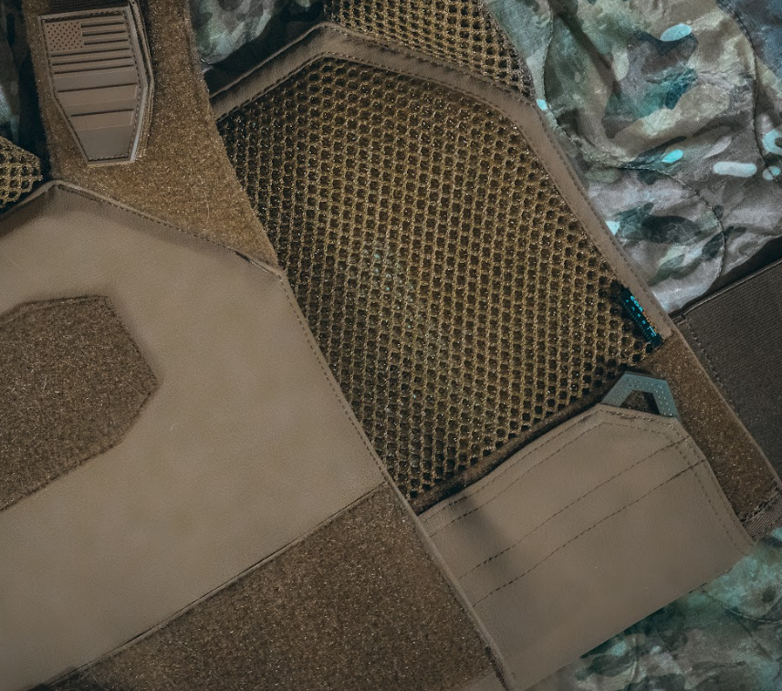 Breathable mesh inside of the RTS Tactical Level IIIA Soft Armor Sleek 2.0 Active Shooter Kit.