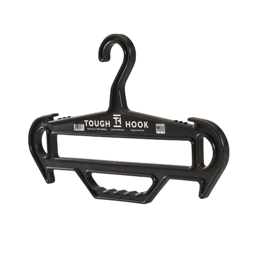 Carry a variety of heavy clothing and equipment with ease with the Tough Hanger XL.