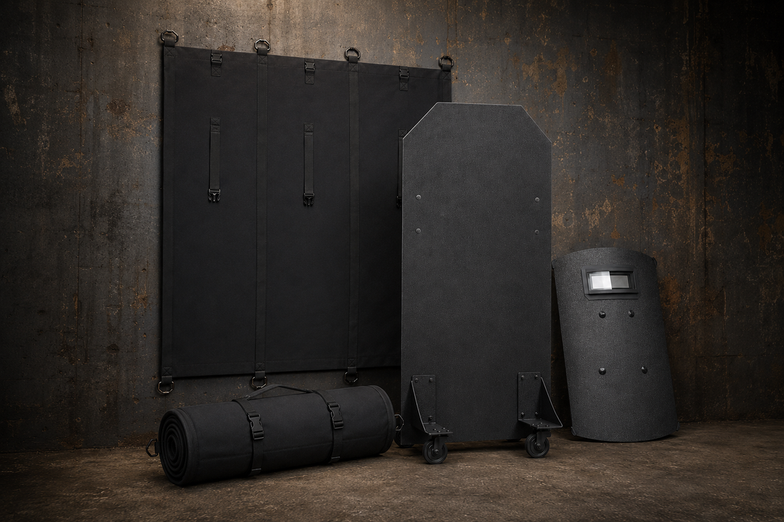 Ballistic shields and blankets