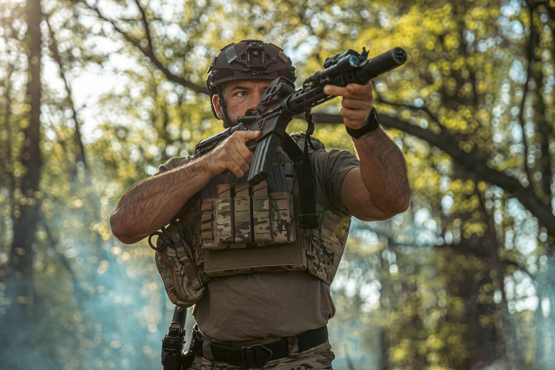 Special forces wearing RTS tactical body armor