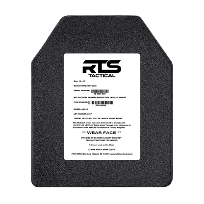 RTS Tactical Level IV Ceramic Premium Active Shooter Kit