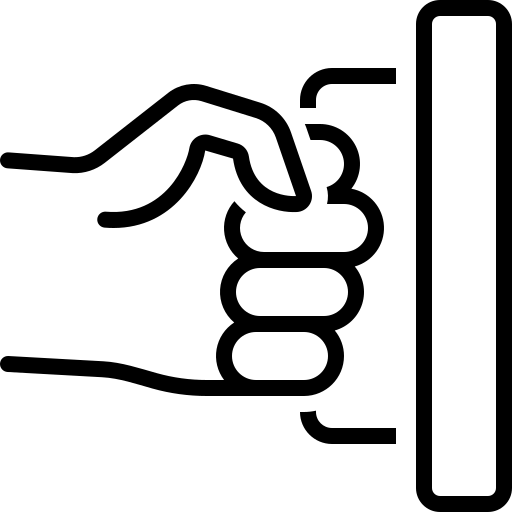 Exposed Shield Handle Access