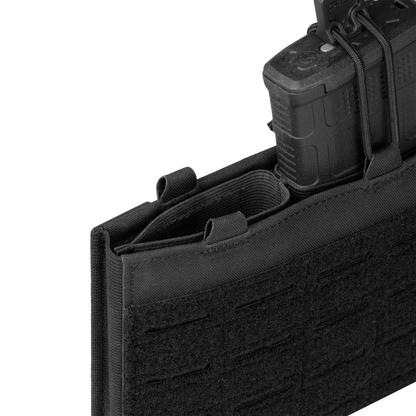 Close up of rifle magazine pouch