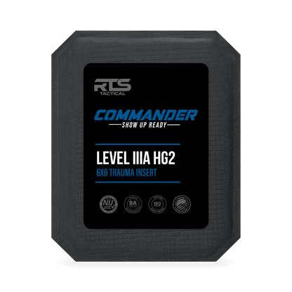 RTS Tactical Commander 6x8 Soft Armor Trauma Insert - HG2