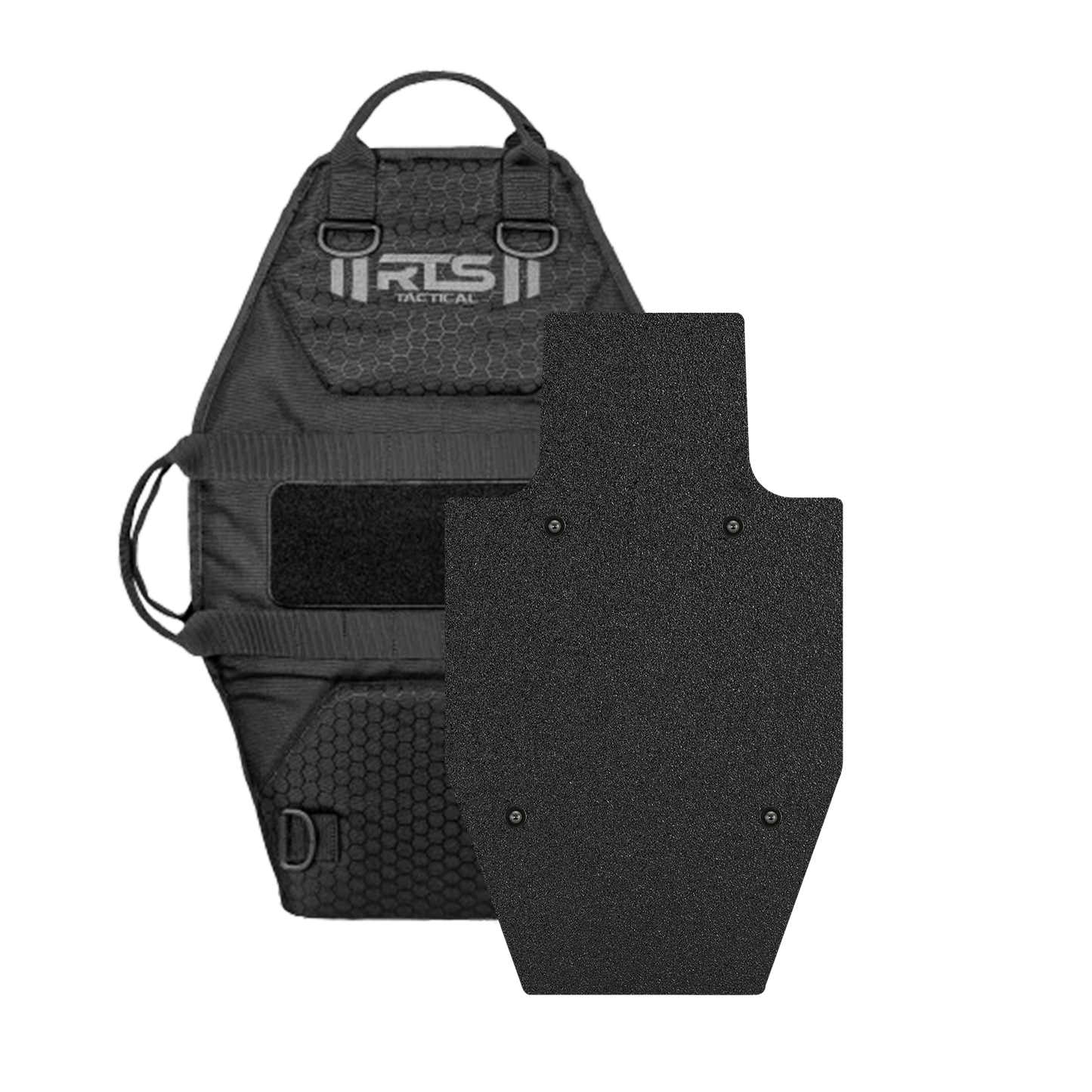 The Black RTS Tactical Level III+ Rifle Rated Mini Shield.