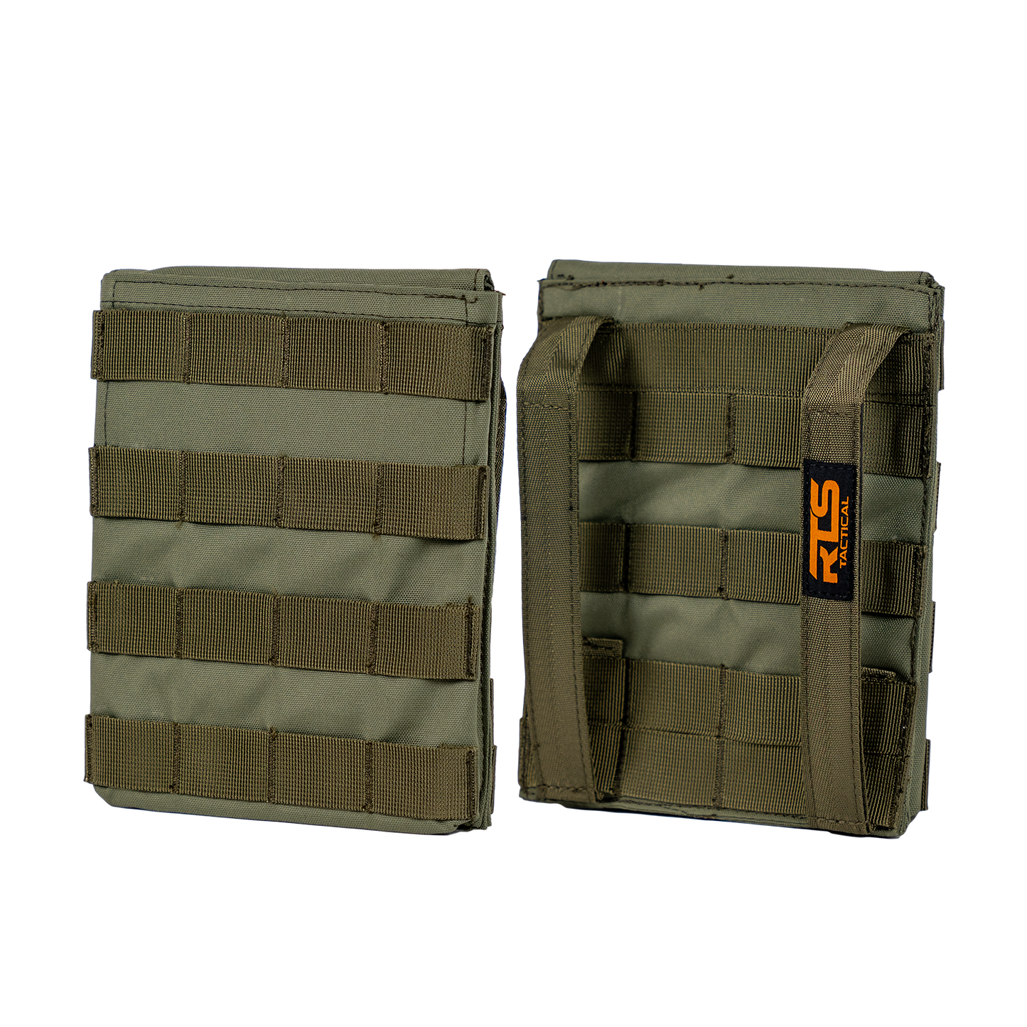 The OD Green side plate pouch set from RTS Tactical.