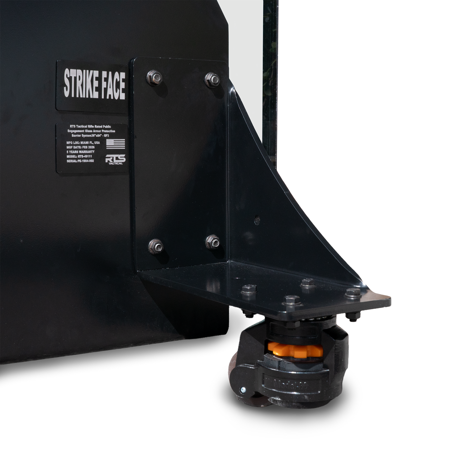 RTS Tactical Rifle Rated Public Engagement Glass Armor Protection Barrier System