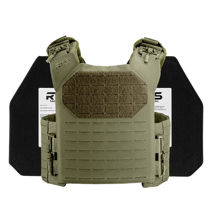 The RTS Tactical XR32 Level IV HST Active Shooter Kit in Ranger Green.