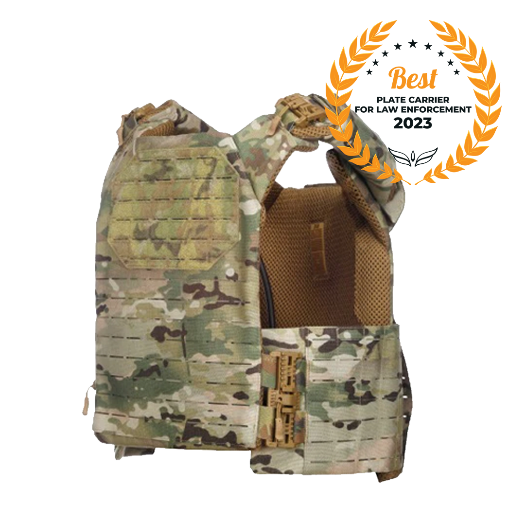 The award-winning Multicam HST Plate Carrier from RTS Tactical.