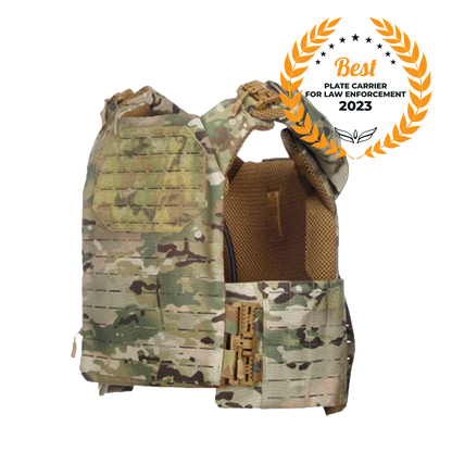 The award-winning Multicam HST Plate Carrier from RTS Tactical.