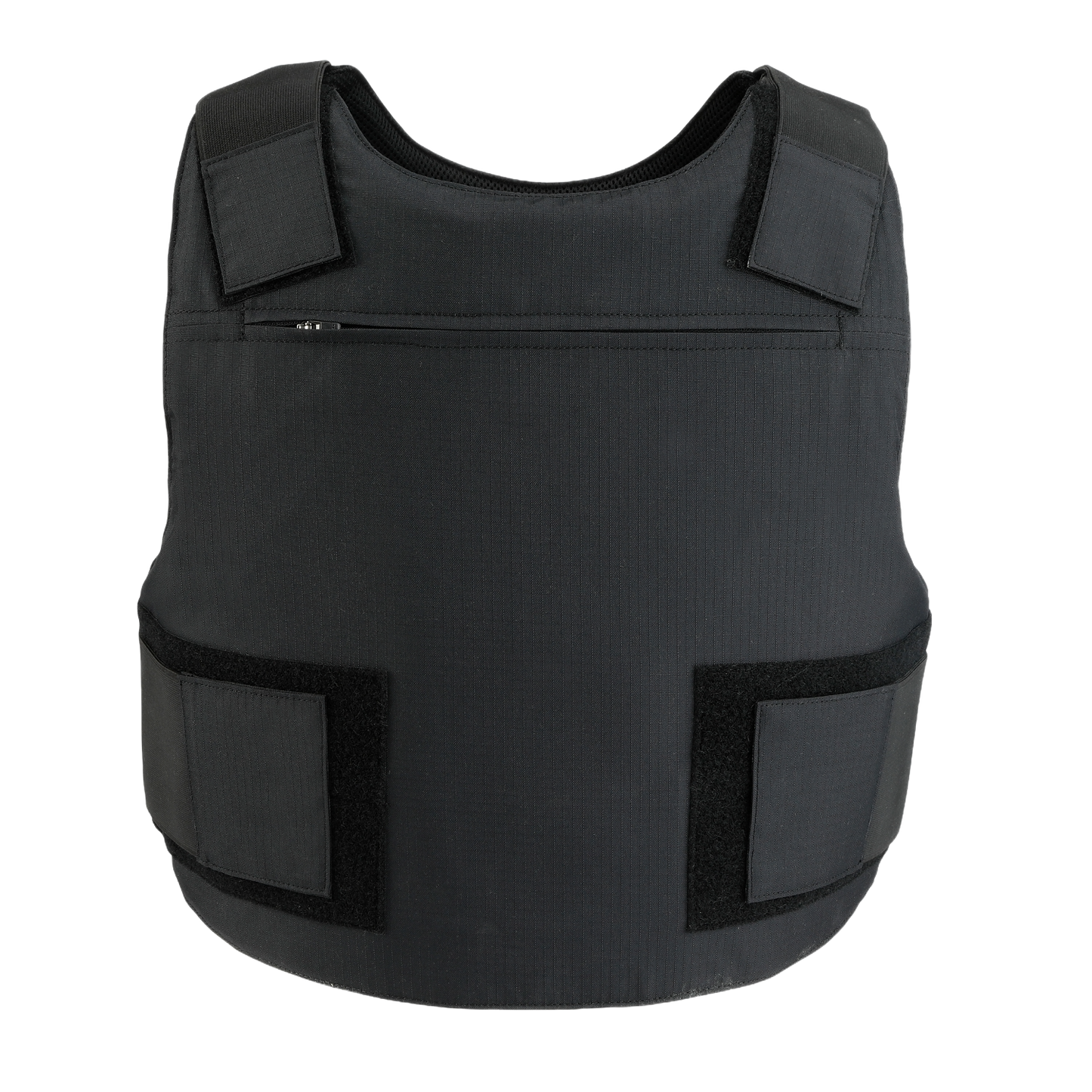 An NIJ 0101.06 certified bulletproof vest in the color black from RTS Tactical.