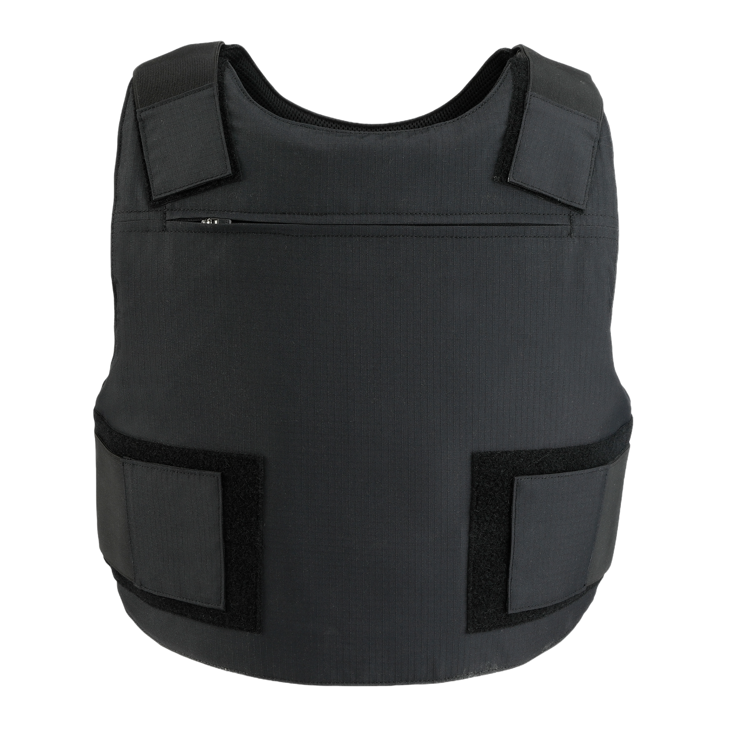 An NIJ 0101.06 certified bulletproof vest in the color black from RTS Tactical.