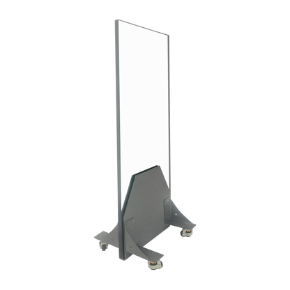 ballistic glass barrier for stages/press lines.