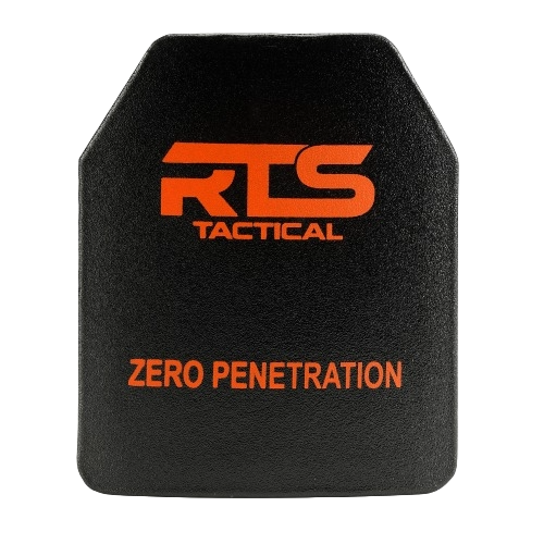 A ceramic plate from RTS Tactical, available in both 11x14 and 10x12 dimensions.