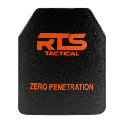A ceramic plate from RTS Tactical, available in both 11x14 and 10x12 dimensions.