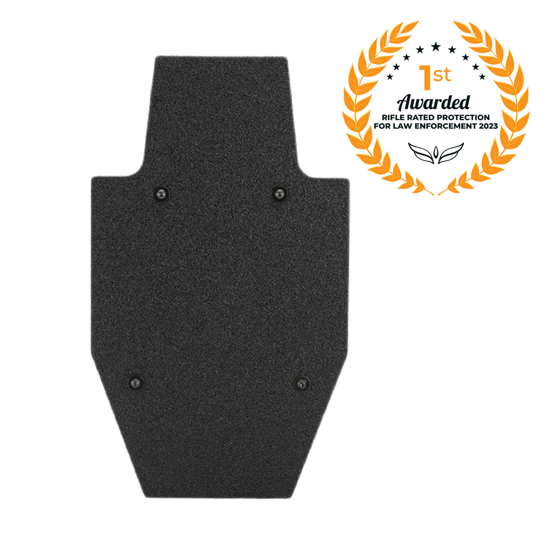The Rifle Rated Mini Shield is rated as the top choice for law enforcement.