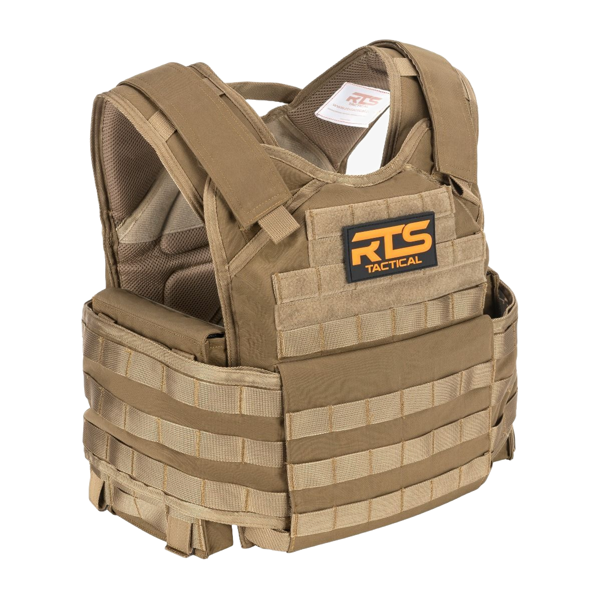 The RTS Tactical plate carrier 10x12 has breathable mesh and full adjustability.