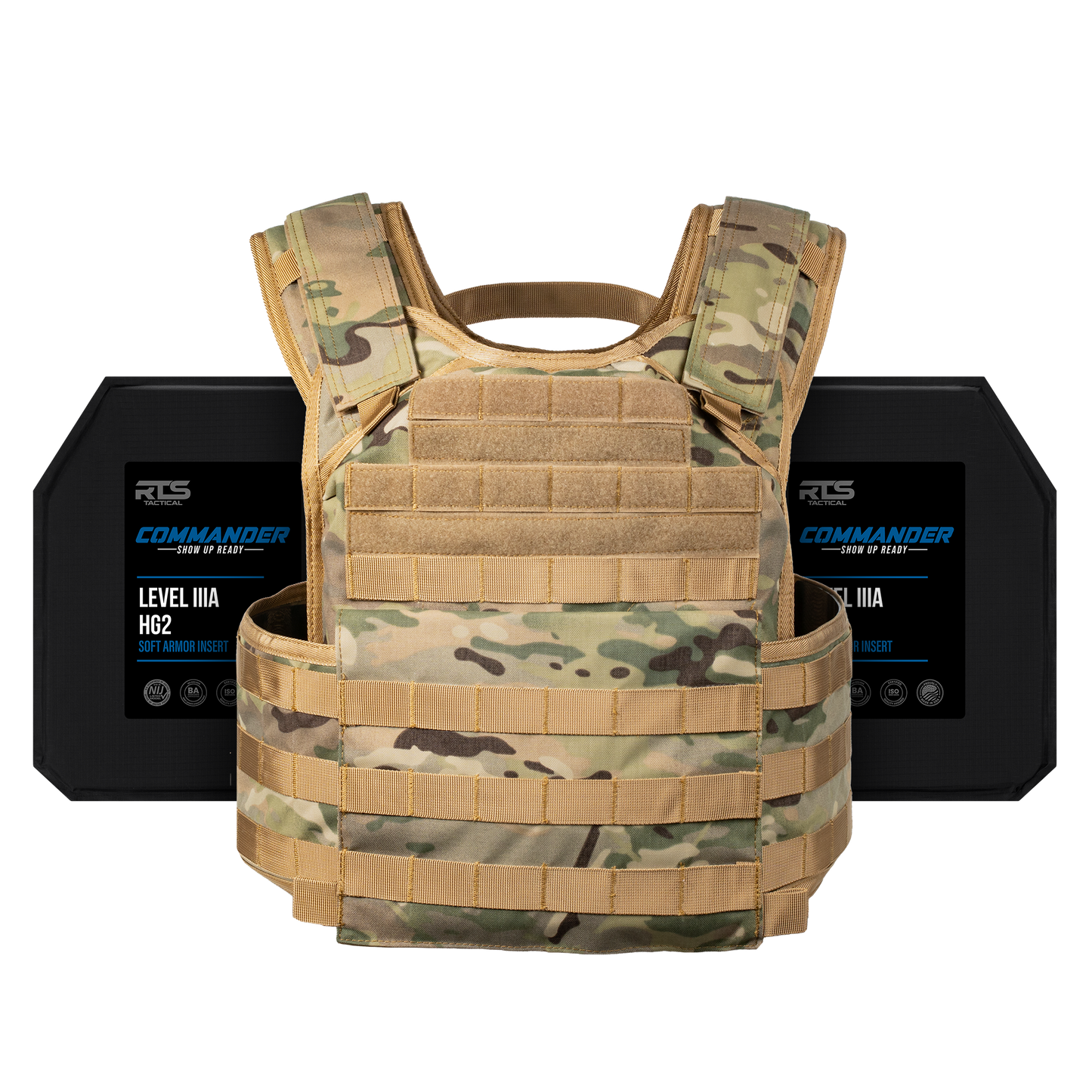 RTS Tactical Level IIIA (HG2) Soft Armor Premium Active Shooter Kit - 10X12