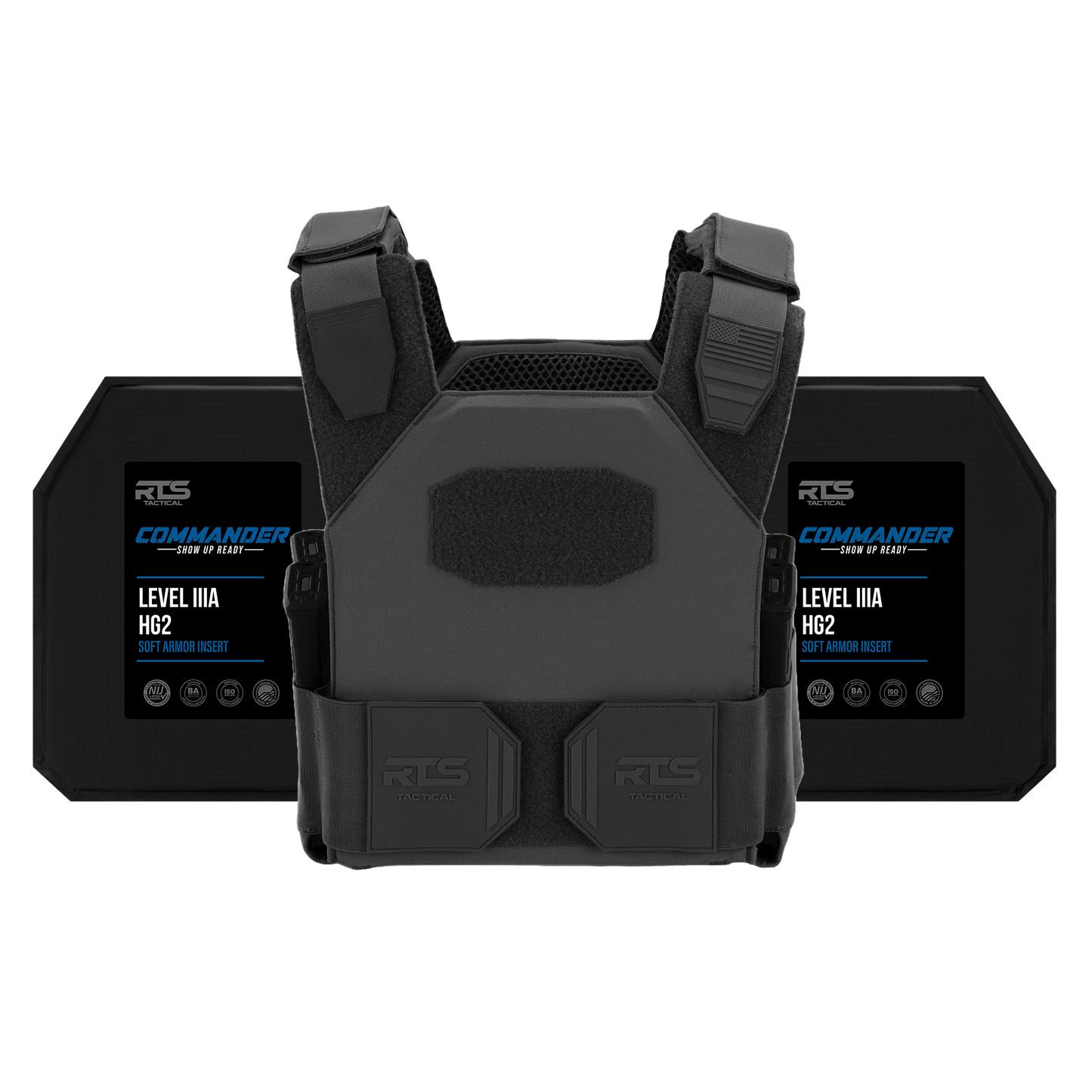 RTS Tactical Level IIIA (HG2) Soft Armor Sleek 2.0 Active Shooter Kit - 10X12