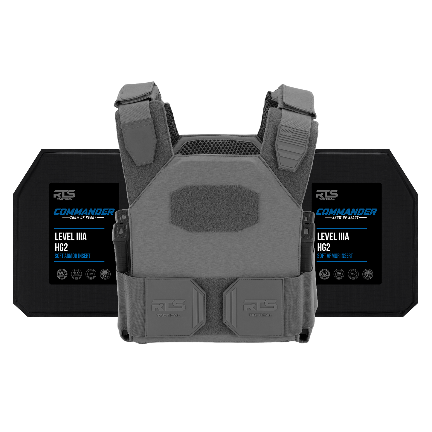 RTS Tactical Level IIIA (HG2) Soft Armor Sleek 2.0 Active Shooter Kit - 10X12