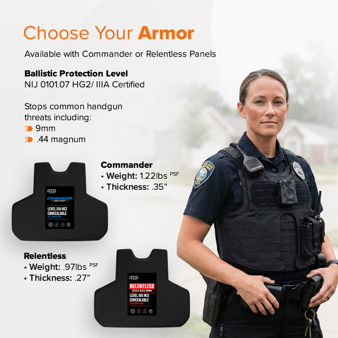 RTS Tactical Slim Tac Special Operations Body Armor Vest