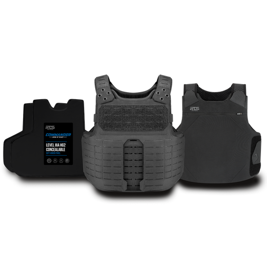 RTS Tactical Overt & Covert Vest Bundle with Level IIIA (HG2) Soft Armor