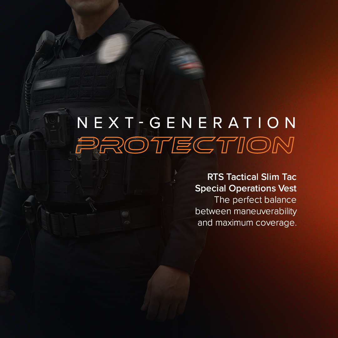 RTS Tactical Slim Tac Special Operations Body Armor Vest - NIJ 07 HG2 (Level IIIA)