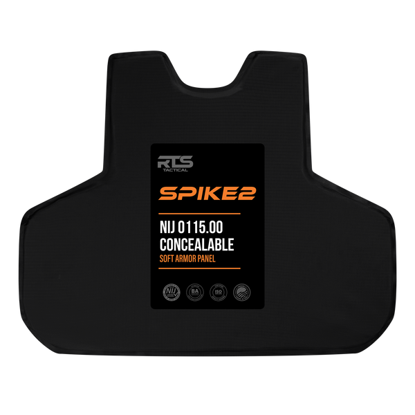 SPK2 Soft Armor Panel NIJ 0115 Spike Level 2 Certified | RTS Tactical