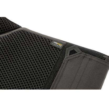 The black Sleek 2.0 Plate Carrier is made with Cordura fabric for the ultimate durability.