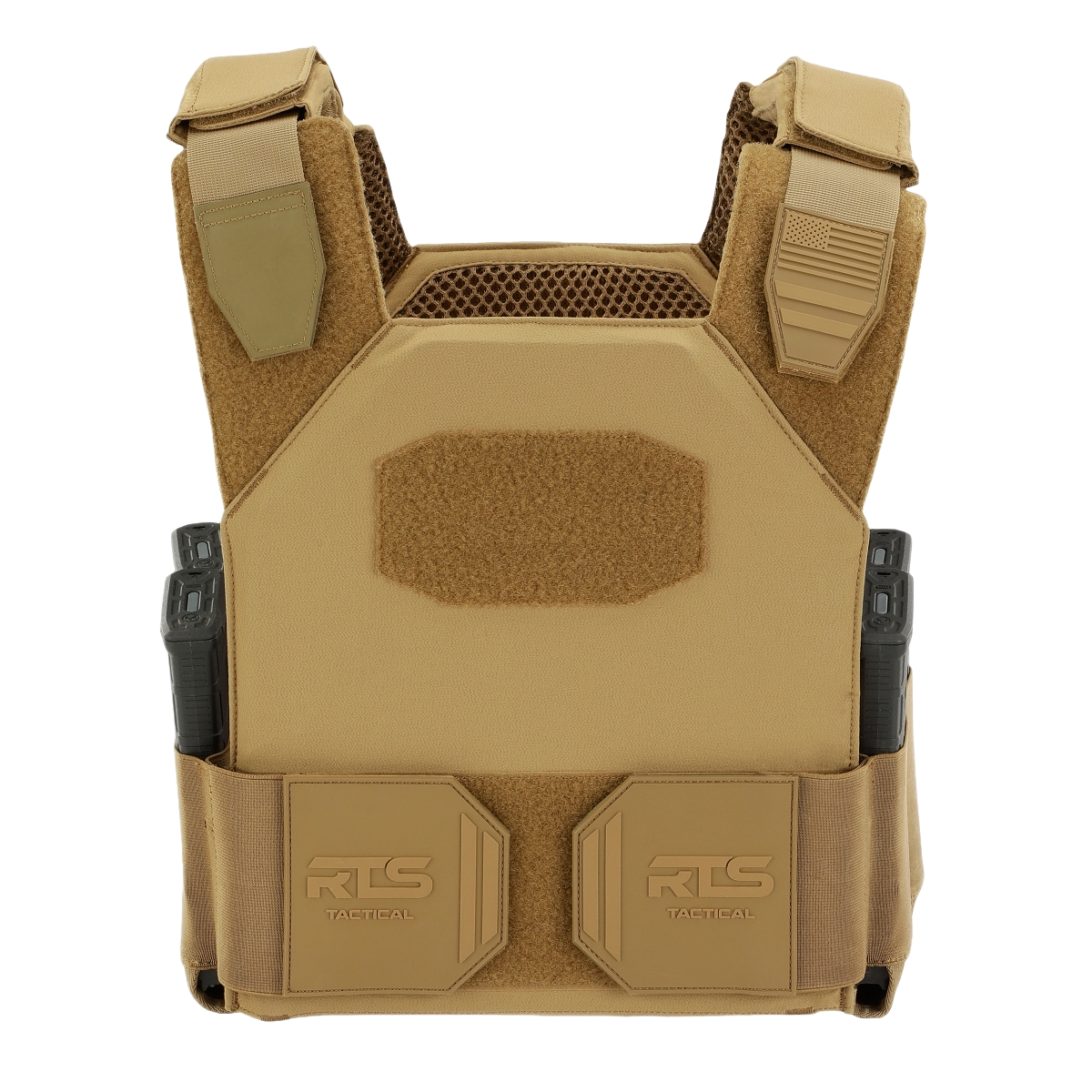The Coyote Sleek 2.0 Plate Carrier with extra space for magazines.