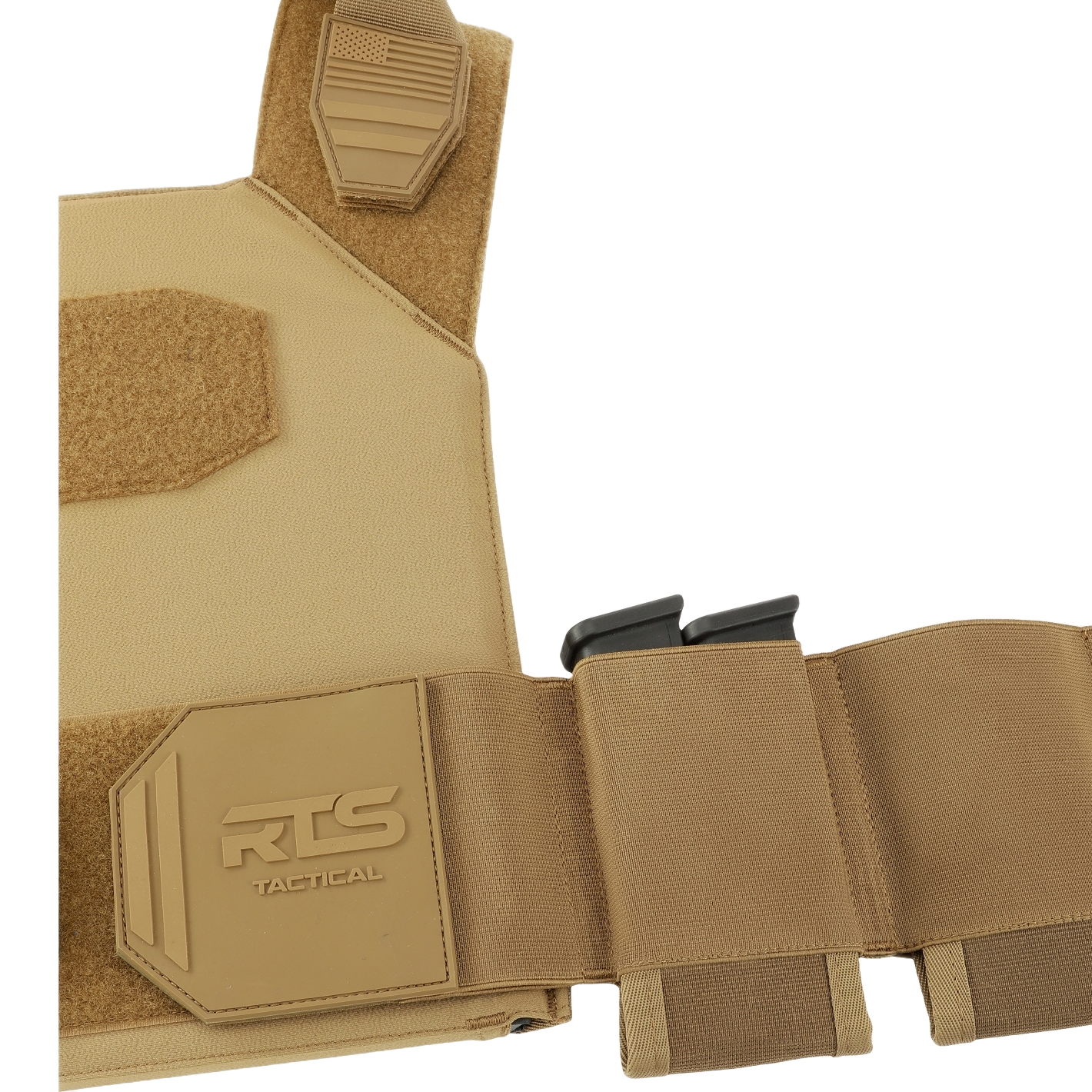 Extra space to hold magazines in the Coyote Sleek 2.0 plate carrier.