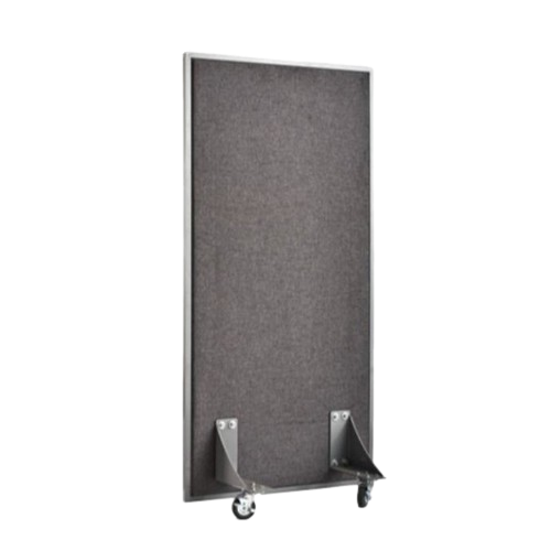 Tall bulletproof armor panel divider on wheels