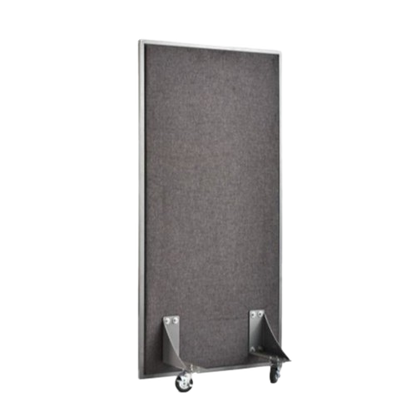 Tall bulletproof armor panel divider on wheels