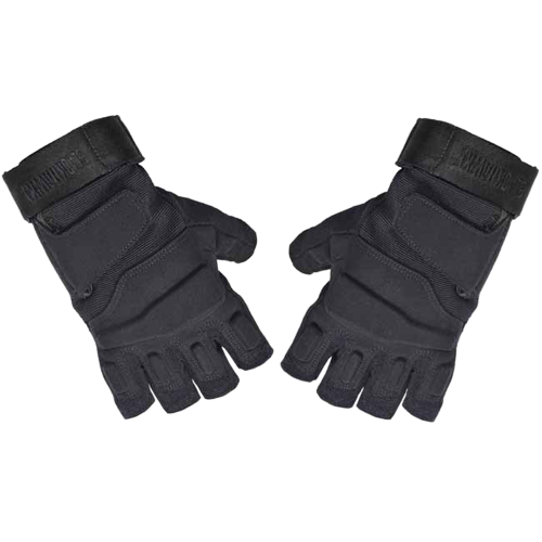 Enhance tactical protection with the Blackhawk S.O.L.A.G. Special Ops 1/2 Finger Gloves.