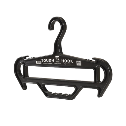 Carry a variety of heavy clothing and equipment with ease with the Tough Hanger XL.